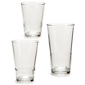 Vivalto drinkglazenset glas transparant 18-delig