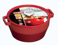 Kastrull med lock Pyrex Slow Cook GjutjÃrn (Kapacitet: 3,6 L)