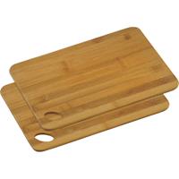Bamboe houten snijplank 24 x 35 cm - Keukenbenodigdheden - Kookbenodigdheden - Snijplank van hout - Snijplankjes/snijplankje
