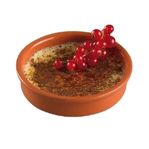 Cosy & Trendy 4x Creme brulee schaaltjes terracotta 13,5 cm - Hapjes schaaltjes - Tapas schaaltjes