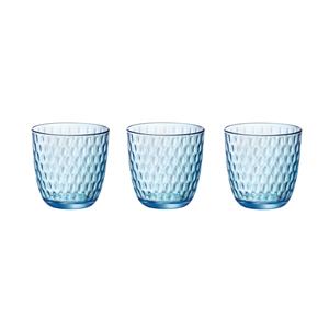 Bormioli 12x stuks waterglazen Blauw