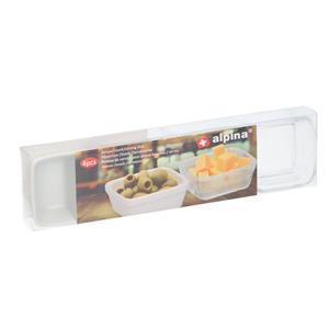 Set van 4x amuse/tapas serveerschaaltjes - Keukenbenodigdheden - Serveerschaaltjes - Snacks/hapjes serveren