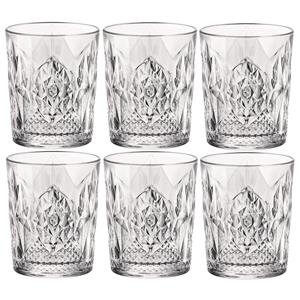 Bormioli Rocco 18x Stuks tumbler waterglazen/whiskyglazen Transparant