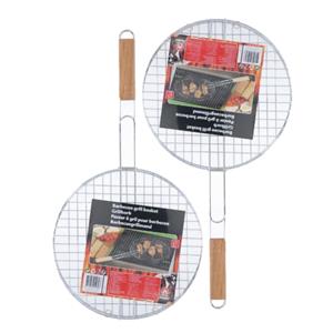 2x Stuks Barbecue/bbq Braadrooster Rond 30 Cm etaal