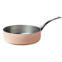 Inocuivre Sauteuse gerade 16 cm / 1,0 L - Kupfer mit Edelstahlgussgriff