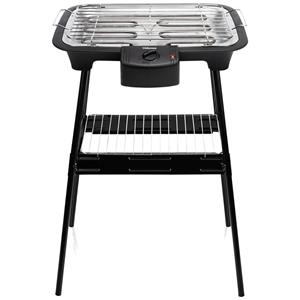 Tristar BQ-2883 Elektro Standgrill mit Standfuß Schwarz