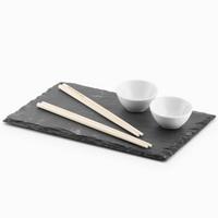 Excellent Houseware Sushi Servies - Voor 2 Personen et 7-delig eisteen et Stokjes