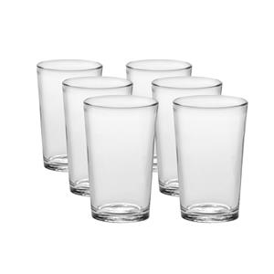 6x Drinkglazen/waterglazen Chope Transparant