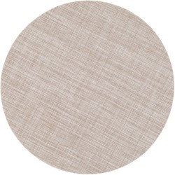 Home Delight Placemat Sixten oyster wit rond set/6 - Default Title