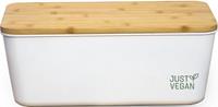 JUST VEGAN Brotkasten, Kunststoff, Bambus, (Set, 1-tlg., inkl. Schneidebrett), aus Biokunststoff