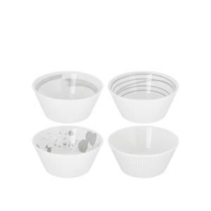 Royal Doulton Pacific Stone Tapasschaal Ã 11 cm - Set van 4