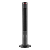 HOMCOM torenventilator, krachtige 45 W, met afstandsbediening, timerfunctie, vier modi, stil en energiezuinig, 30 x 30 x 100 cm, zwart | Aosom.nl