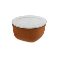 KOZIOL Aufbewahrungssystem »mit Deckel Connect L Organic Rusty Steel 2 L«, Kunststoff, (1-tlg)