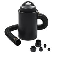 vidaXL Absauganlage mit Adapter Set Schwarz 1100 W 