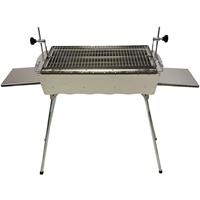 GRILLPETER Mangal Edelstahl Astana 2 mm rostfrei Schaschlik Grill Rost verstellbar