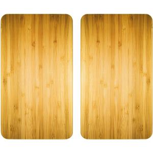 Maximex Herdabdeckplatte Universal Holz-Optik 2er Set, für alle Herdarten
