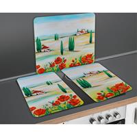 Maximex Herdabdeckplatte Universal Toscana 2er Set, für alle Herdarten