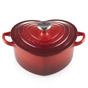 LE CREUSET - Signature - Braadpan hart 20cm rood