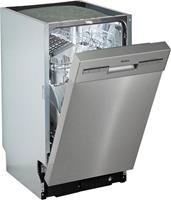 Amica AMI EGSPU 500 910-1 E. Apparaatplaatsing: Semi-ingebouwd, Productafmeting: Slimline (45 cm), Deurkleur: Roestvrijstaal. Aantal couverts: 10 couverts, Geluidsemissieklasse: C, Geluidsniveau: 47 d