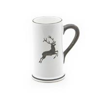 Gmundner Keramik Grauer Hirsch Bierkrug Form-A Klein 0,3 L / h: 14 cm