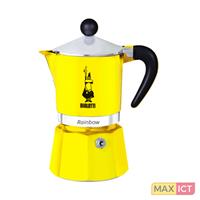 Bialetti Espressokocher Rainbow, 0,13l Kaffeekanne, Aluminium