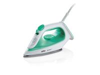 Braun SI104OGR Stoomstrijkijzer Groen, Wit 2000 W