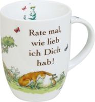 Könitz Kaffeebecher Porzellan bunt