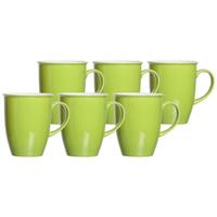 Ritzenhoff & Breker DOPPIO Kaffeebecher 320 ml Grün 6er Set Kaffeebecher grün