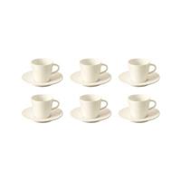 Villeroy & Boch Manufacture Rock Espresso Set weiß 12-teilig Kaffeebecher