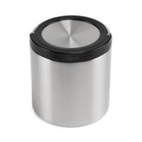 Klean Kanteen Edelstahl TKCanister, Speisebehälter, 946 ml, Schraubverschluss silber