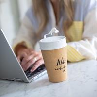 Koziol ISO TO GO MONTAG IST… Thermobecher 400ml Isolierbecher grau/weiß