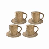 Leonardo MATERA Espresso Set beige 8-teilig Kaffeebecher