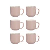 Ritzenhoff & Breker JASPER Espressotasse 100 ml rosa 6er Set Kaffeebecher