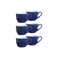 Ritzenhoff & Breker DOPPIO Espressotasse 80 ml indigo blau 6er Set Kaffeebecher