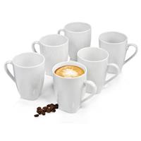 SÄNGER Kaffeebecher Bilgola 6-tlg. Kaffeebecher weiß