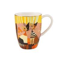 Goebel Künstlertasse Rosina Wachtmeister - Momenti d`oro bunt