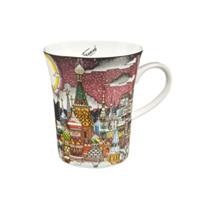 Goebel Künstlertasse Charles Fazzino - Dasvidanya Moscow Circus bunt