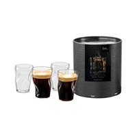 Eisch GERMANY UNIK 4er Set Espressogläser im Geschenkkarton Kaffeebecher transparent