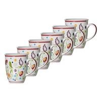 Ritzenhoff & Breker SHANTI Kaffeebecher 320 ml 6er Set Kaffeebecher bunt