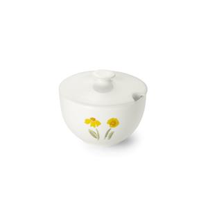 DIBBERN Impression Yellow Flower Class - Suikerpot MD 0,25l rond