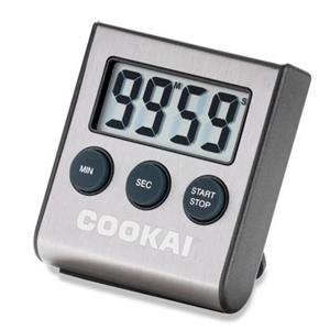 Cookai Digitale Timer, RVS, Grijs