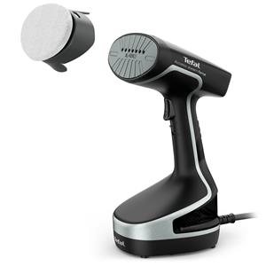 Tefal Dampfbürste DT8250 Access Steam Force, kraftvolle Dampfleistung, glättet/desinfiziert/beseitigt Staub, Handformat, unbedenklich für alle Textilien, 25 Sekunden Aufheizzeit, schwar