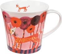 Goebel Becher »Fiori rossi«, Fine China-Porzellan