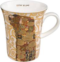 Goebel Becher »Die Erfüllung«, Fine China-Porzellan, von Gustav Klimt, bunt