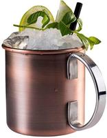 APS Becher »Moscow Mule«, Edelstahl, 450 ml, Becher-Set im Antik-Kupfer Look, 4-teilig