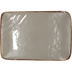 Vivi Oggi Rechthoekig Bord Grijs 28cm * 19.5cm