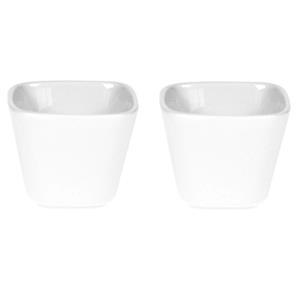Cosy and Trendy 4x Stuks Eierdopjes Van Porselein Wit 5 Cm - Eierdopjes