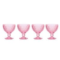 Villeroy & Boch Boston Coloured Sektschale 398 ml rosa 4er Set Sektgläser
