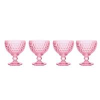 Villeroy & Boch Boston Coloured Sektschale 398 ml rosa 4er Set Sektgläser