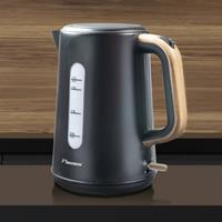Bestron AWK2200BW Snoerloze Waterkoker 1.7L 2200W Zwart/Hout